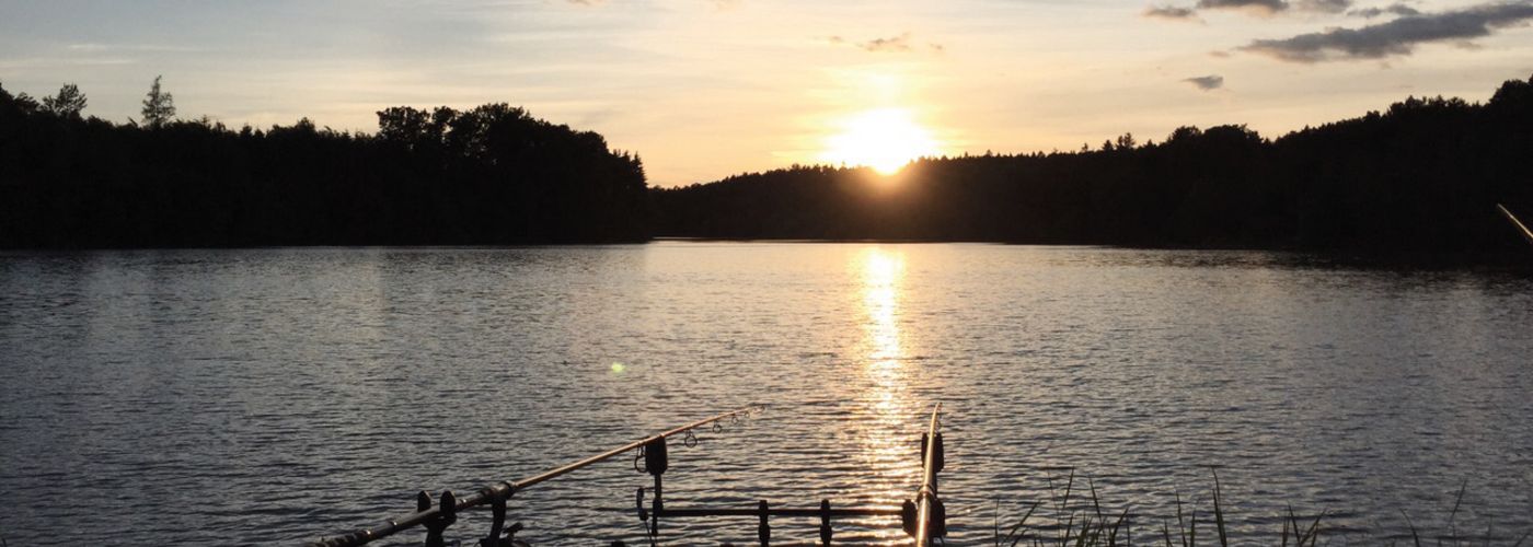Fischteich Rotenturm bei Sonnenuntergang